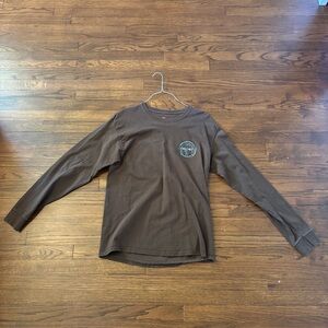 Street Meet Hilton Head Island Browns Backer Large Hanes Brown Long Sleeve Shirt